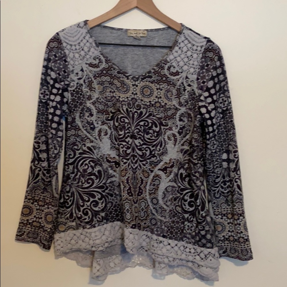 Boho Live and Let Live Blouse